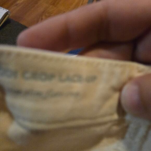 AG The Jodi Crop Lace-Up Jeans Size 27 High Rise Slim Flare Crop - Picture 5 of 12